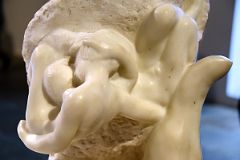 Auguste Rodin 1907 The Hand of God 2 Adam and Eve Entwined in a Fetal Position From New York Metropolitan Museum Of Art At New York Met Breuer Unfinished.jpg